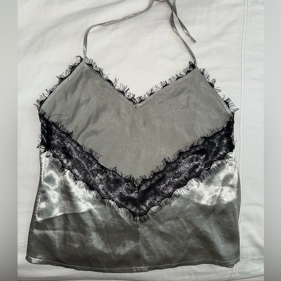 Silky Satin Halter Top Size: 10 - Picture 3 of 4